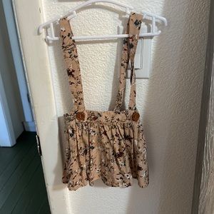 BAILEYS BLOSSOMS suspender skirt